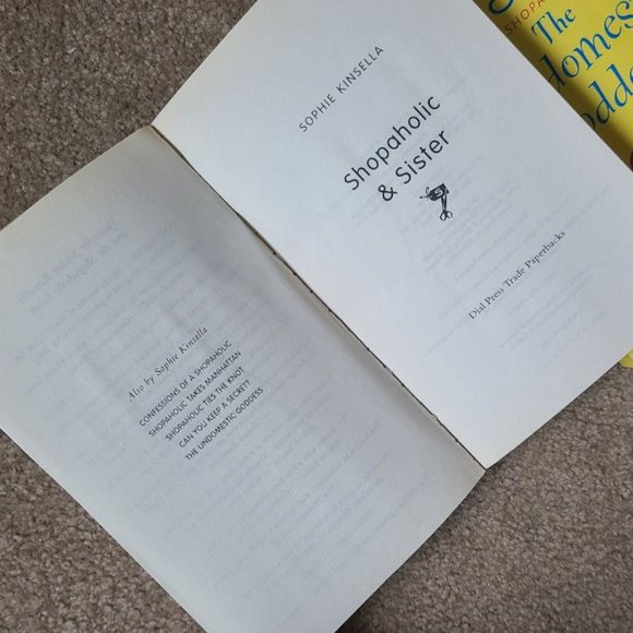4/$20 - Shopaholic & Sister and The Undomestic Goddess by Sophie Kinsella - Picture 5 of 8